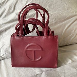 Brand New TELFAR Bag small Burgundy